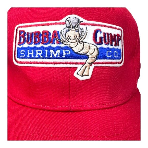 Bubba Gump Shrimp Co. Red Adjustable Hat Embroidered Logo Cap Forrest Gump READ - Picture 4 of 9